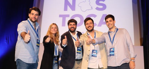 Antonio Landáburu, proclamado presidente de Nuevas Generaciones de la Región de Murcia con el 99,2% de los votos