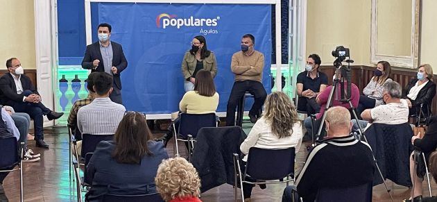 Luengo inicia en Ãguilas una ronda de encuentros de trabajo con las juntas locales del PP