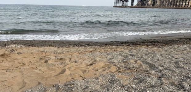 El Partido Popular denuncia la alteración de la playa de El Hornillo por el vertido de arena que modifica sus características naturales