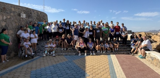 NNGG Águilas realiza su sexta marcha solidaria, este año a beneficio de la Hospitalidad de Lourdes